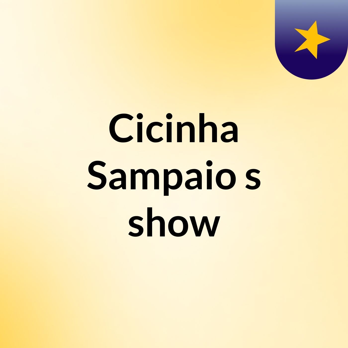 Cicinha Sampaio's show