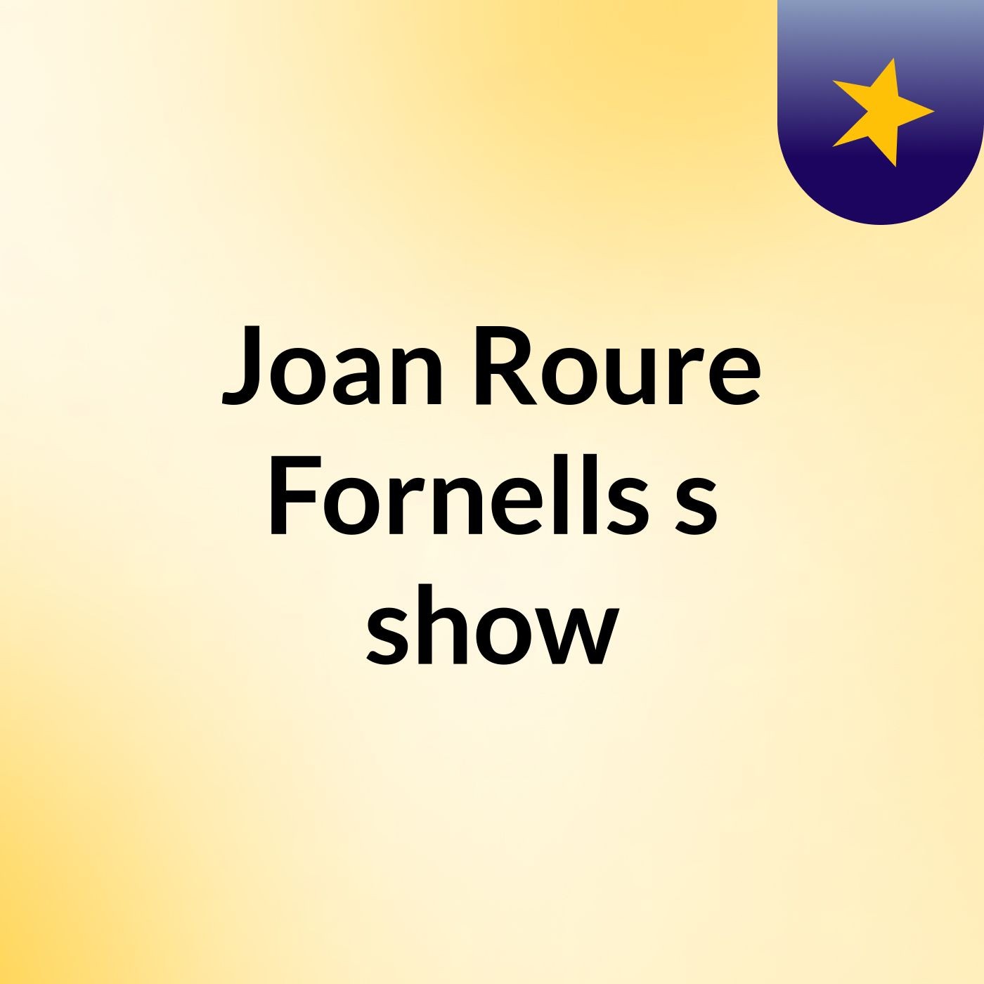 Joan Roure Fornells's show