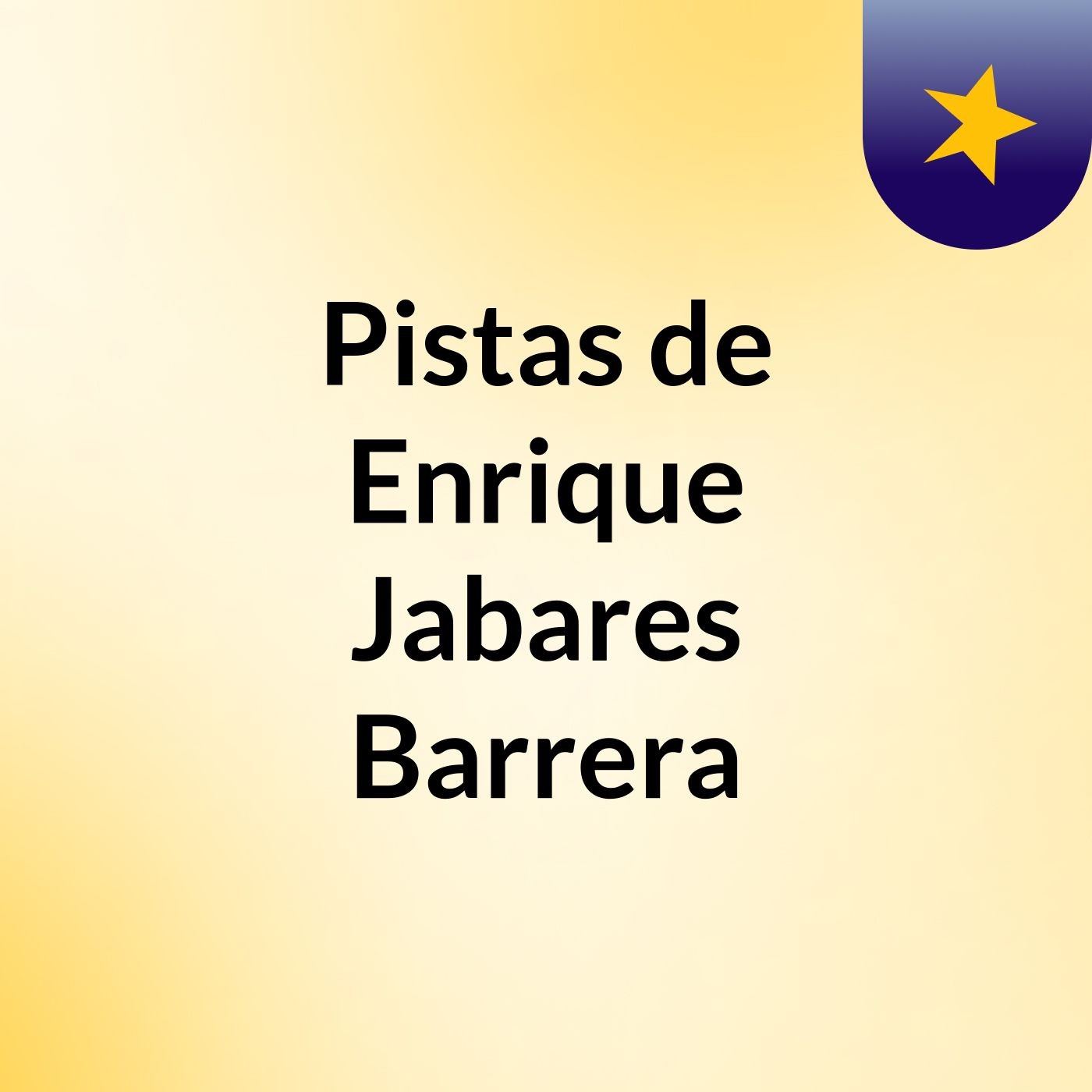 Pistas de Enrique Jabares Barrera