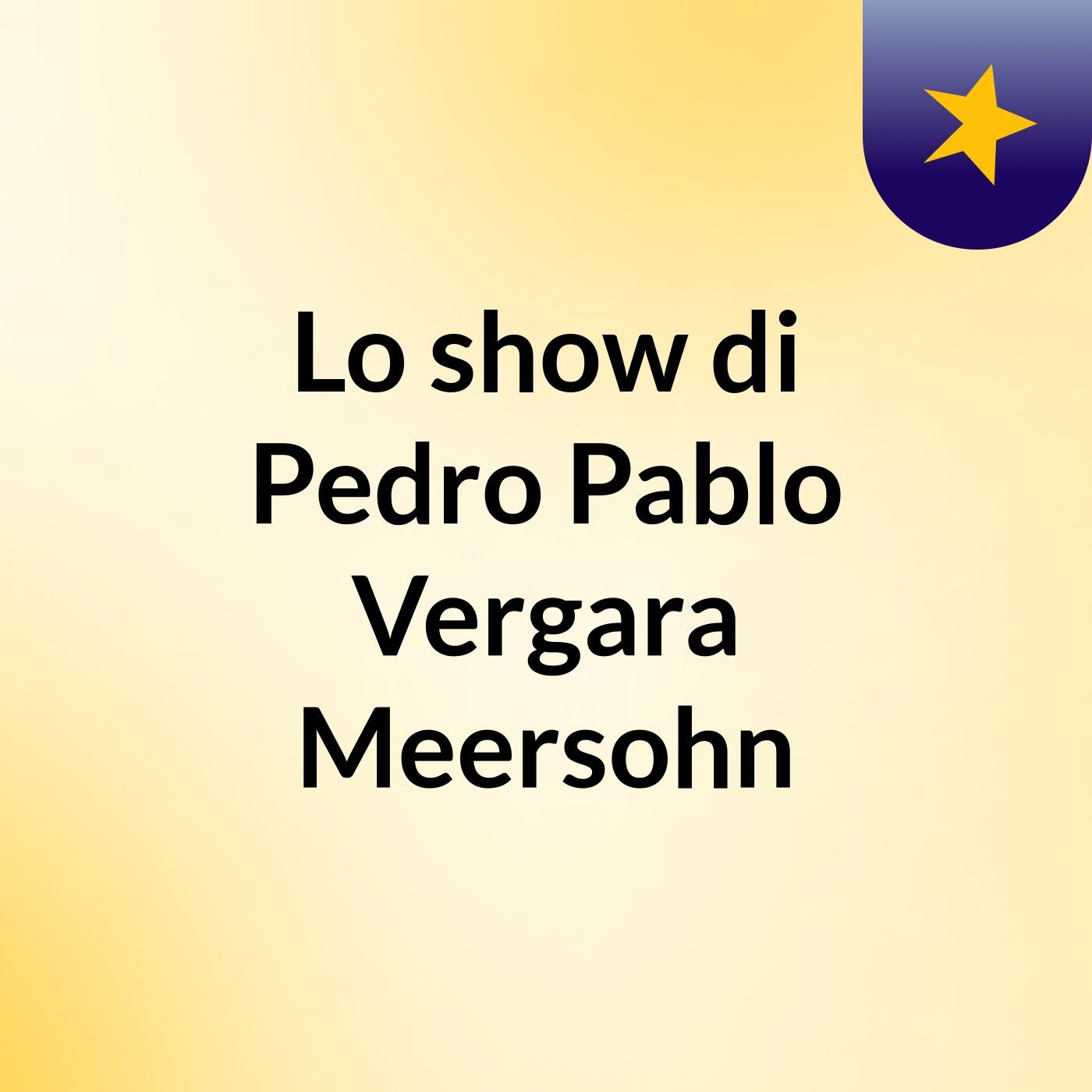 Lo show di Pedro Pablo Vergara Meersohn
