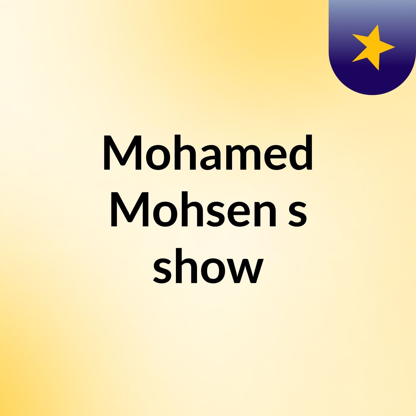 Mohamed Mohsen's show