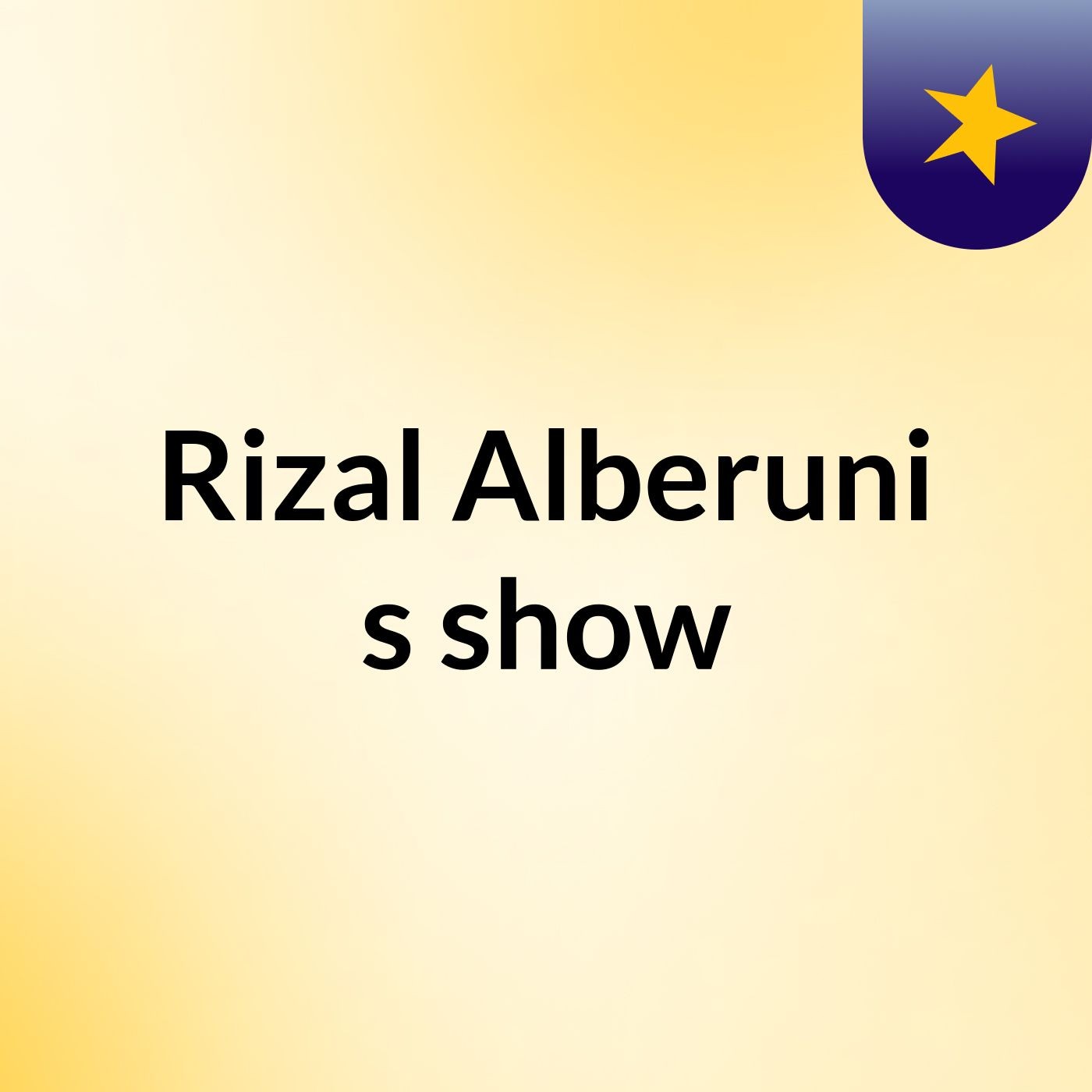 Rizal Alberuni's show