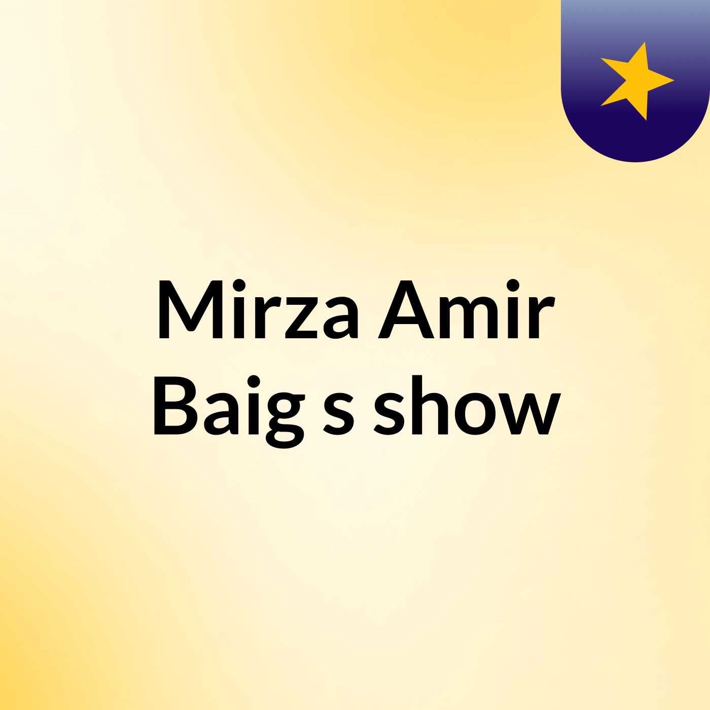 Mirza Amir Baig\'s show