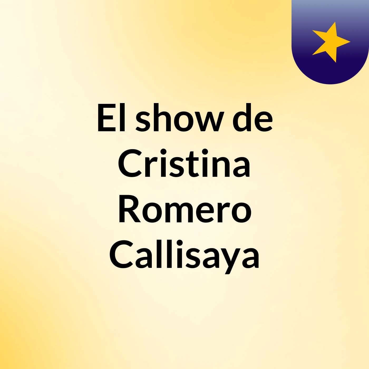 El show de Cristina Romero Callisaya