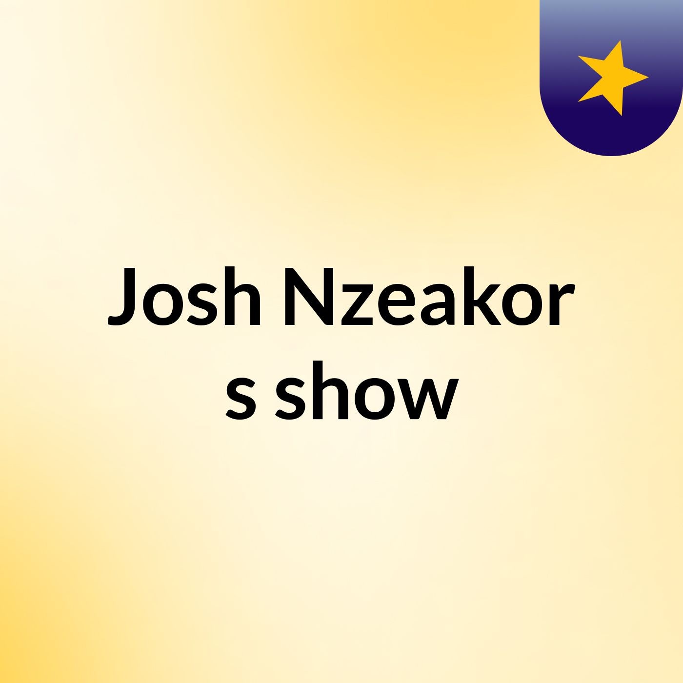 Josh Nzeakor's show