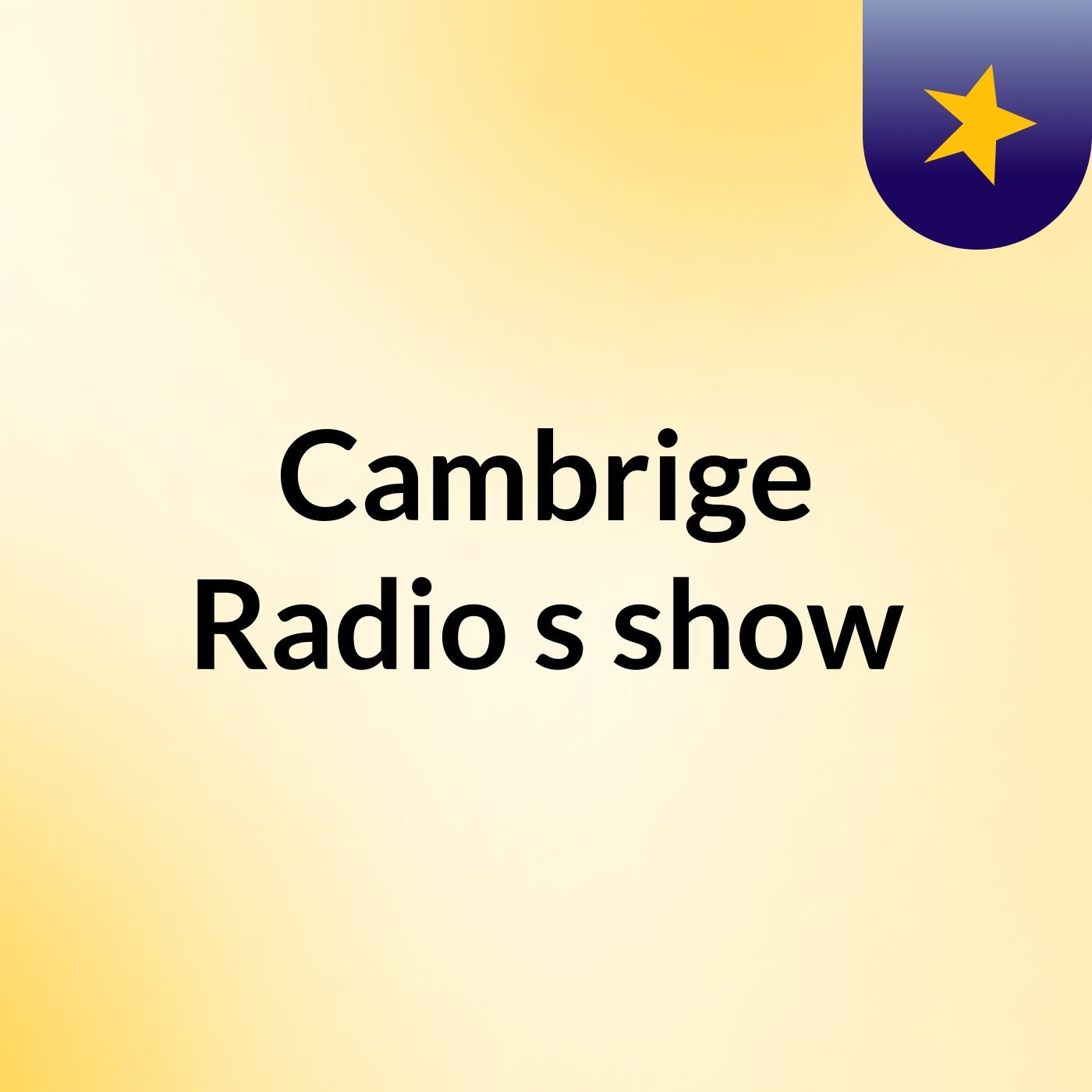 Cambrige Radio's show cover art