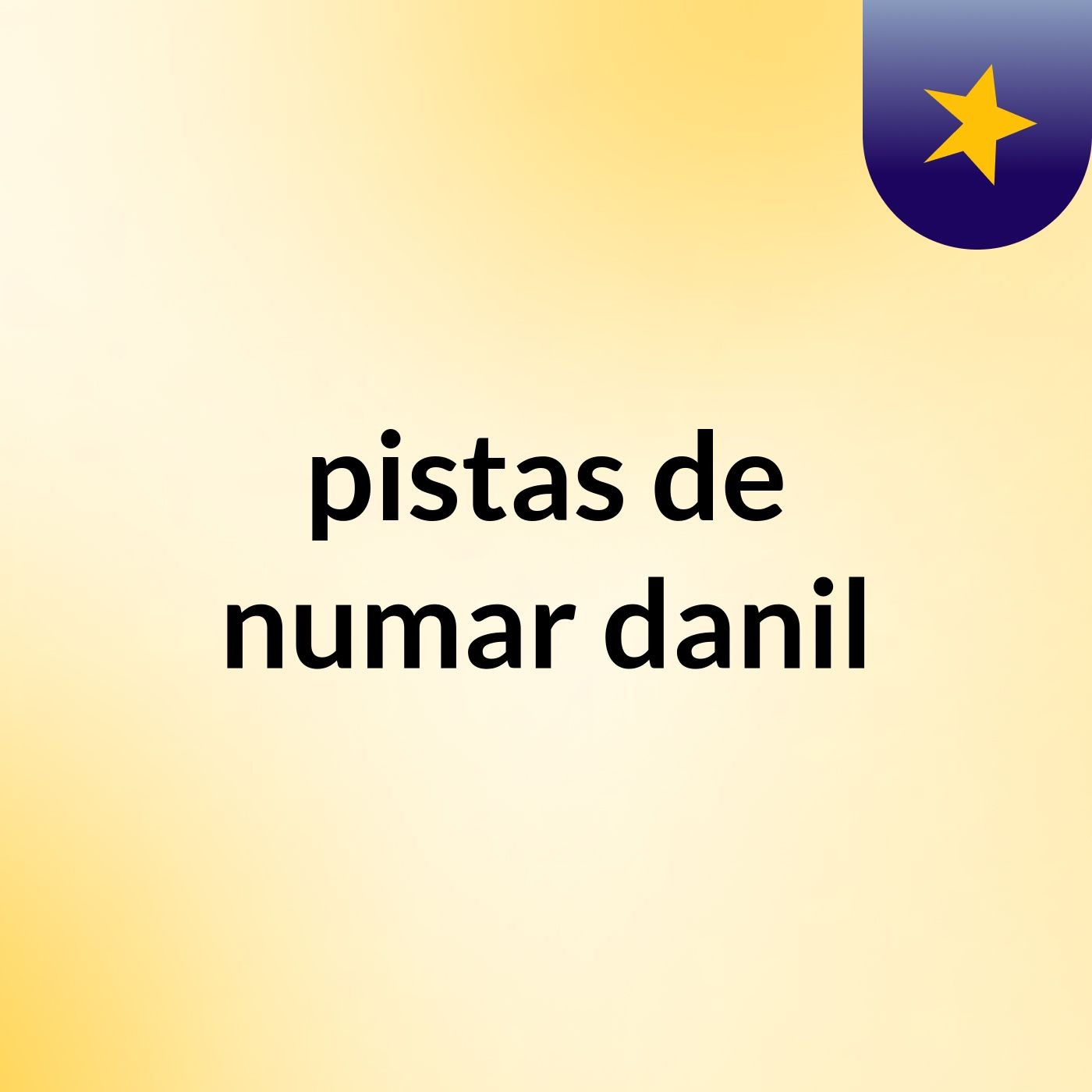 pistas de numar  danil
