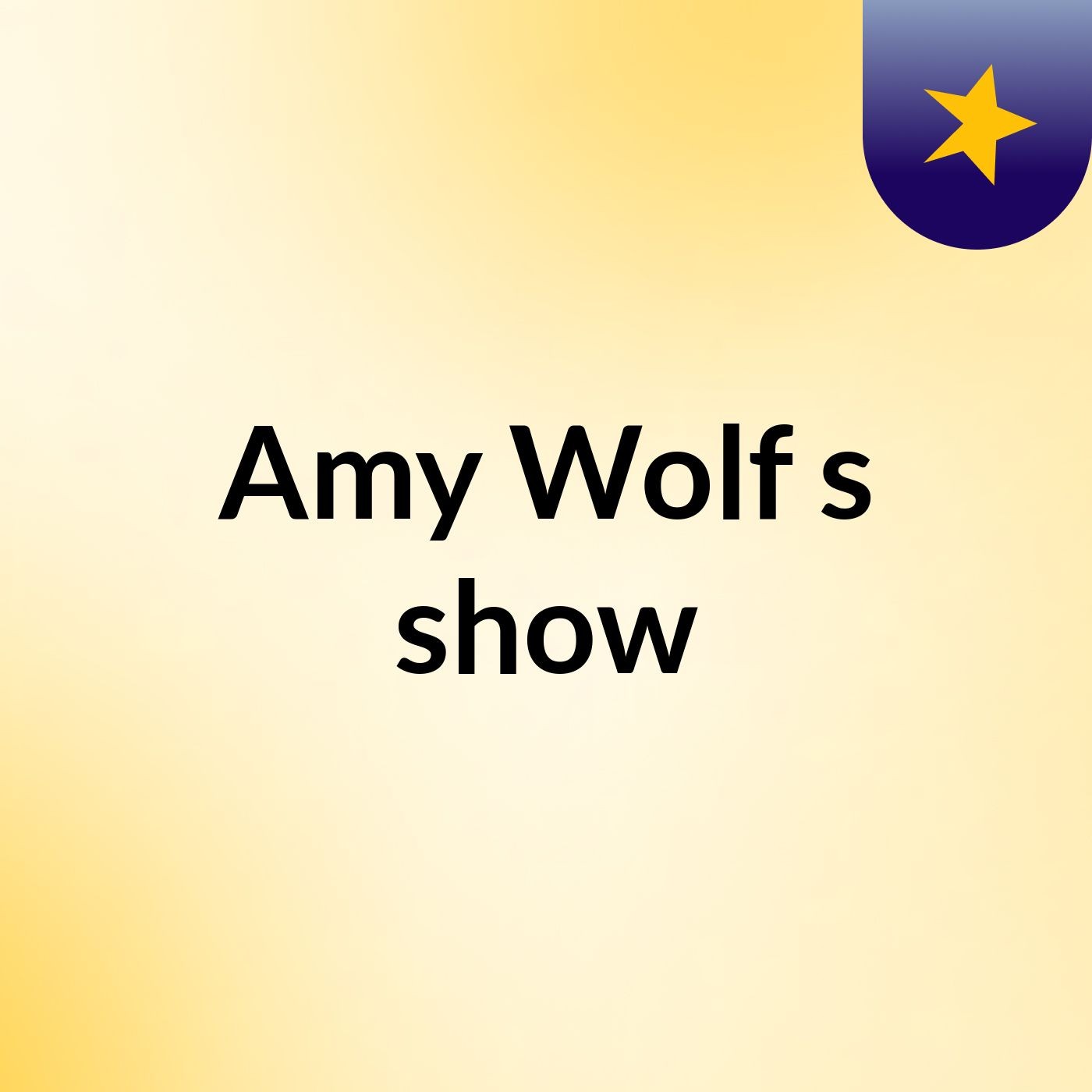 Amy Wolf's show