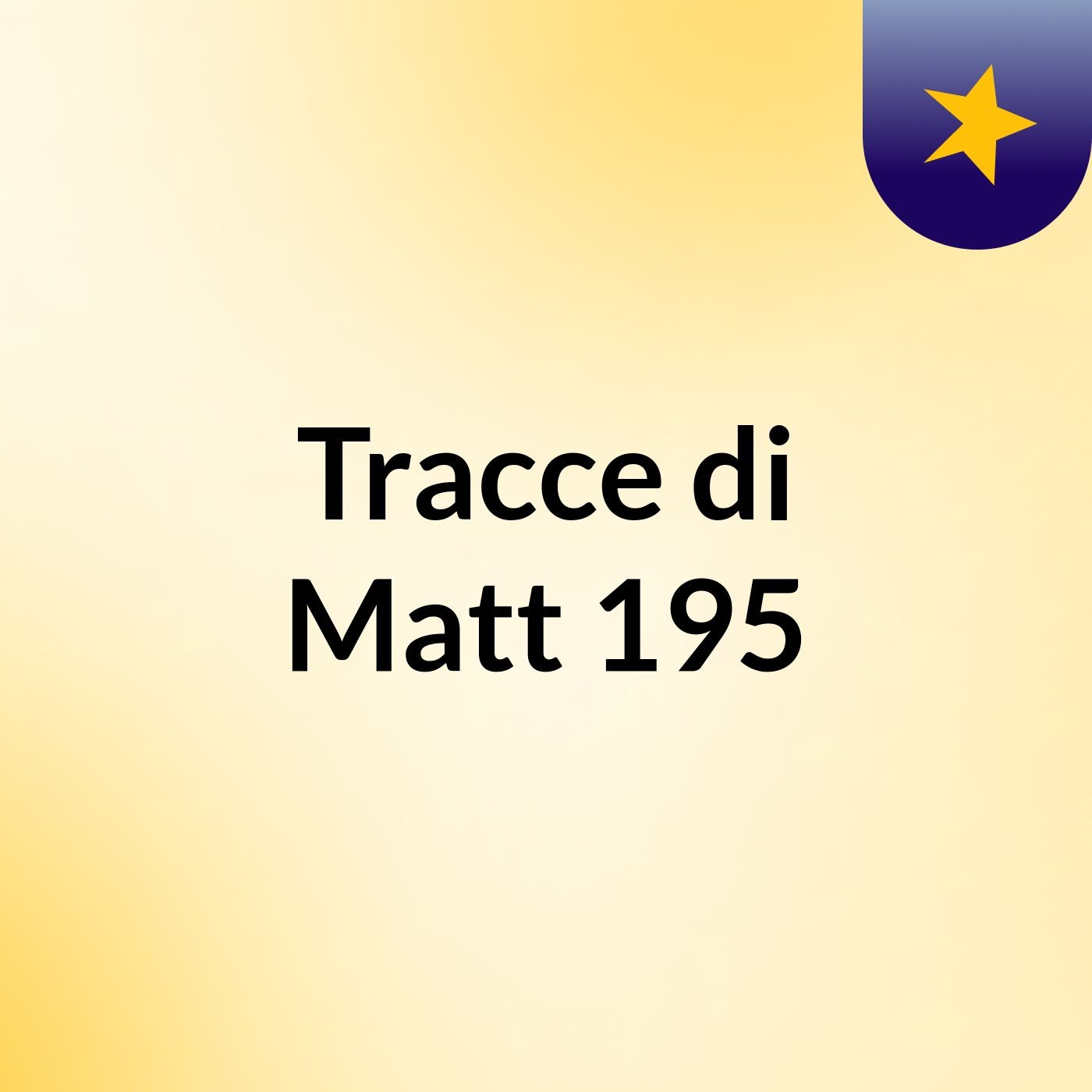 Tracce di Matt 195