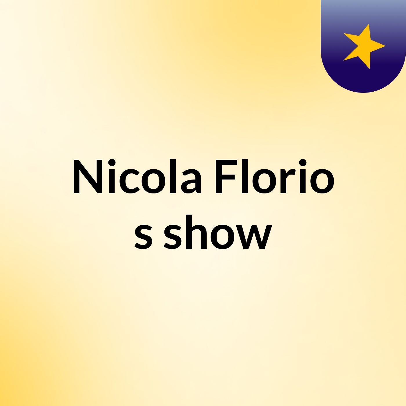 Nicola Florio's show