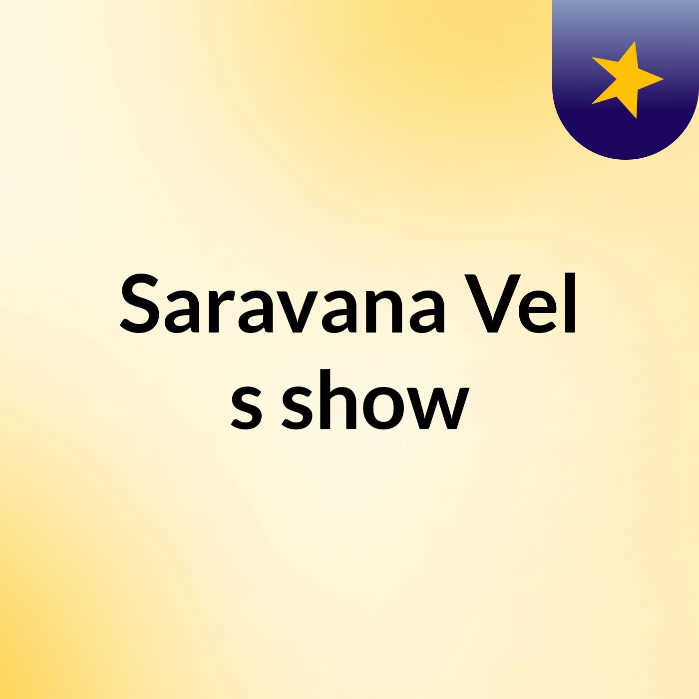 Saravana Vel's show