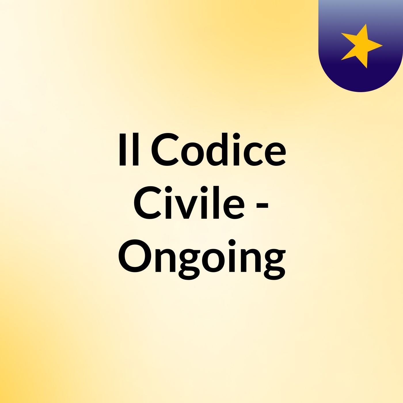 Il Codice Civile - Ongoing