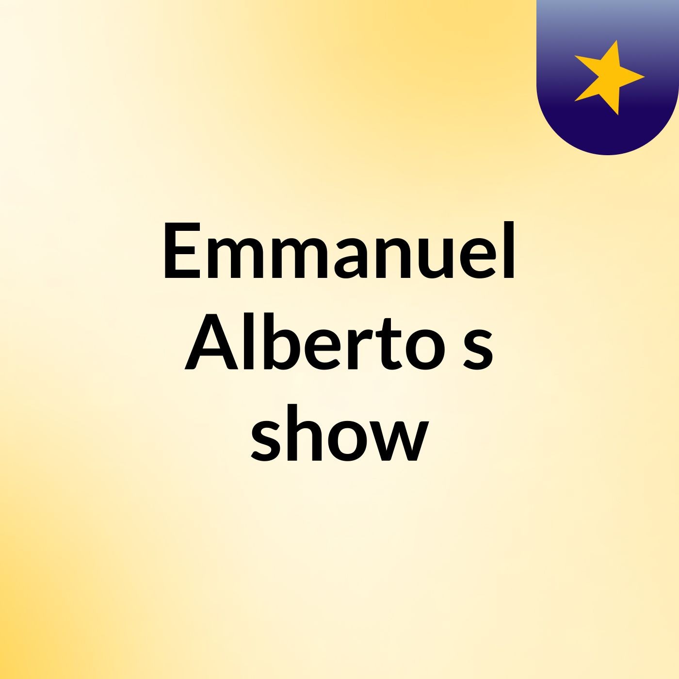 Emmanuel Alberto's show
