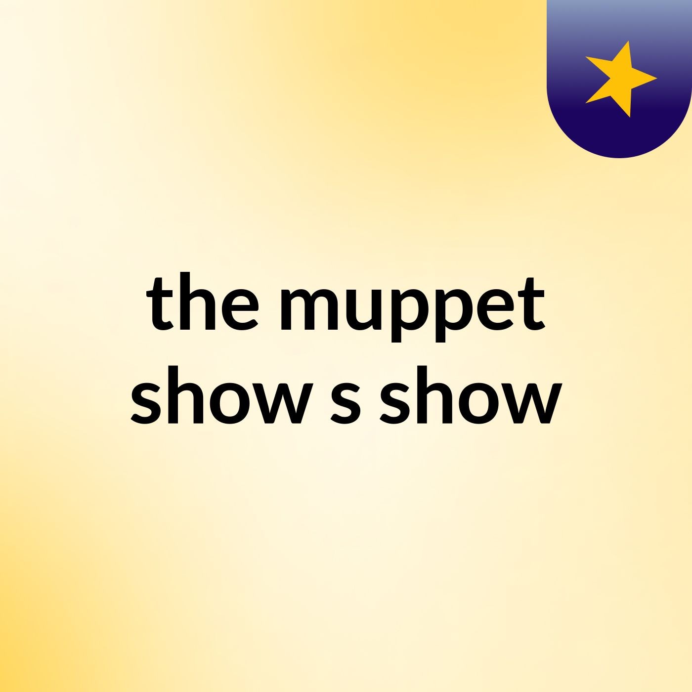 the muppet show's show