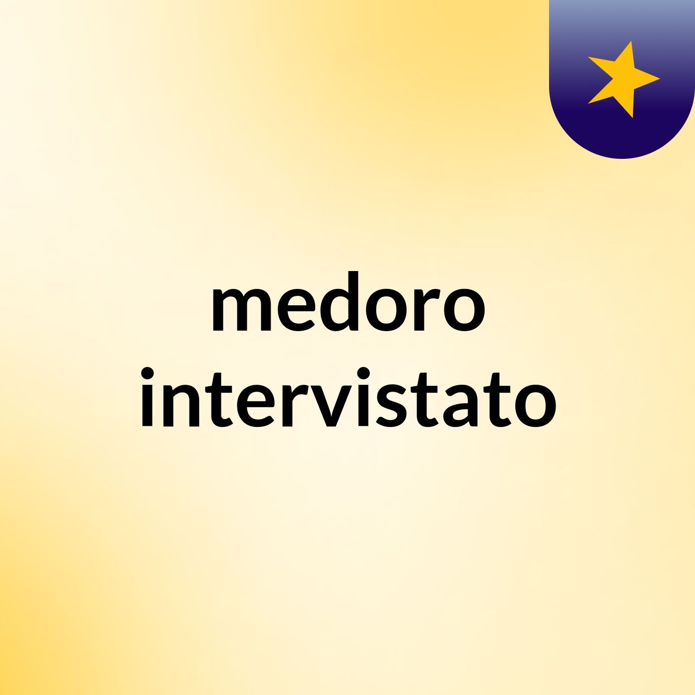 medoro intervistato