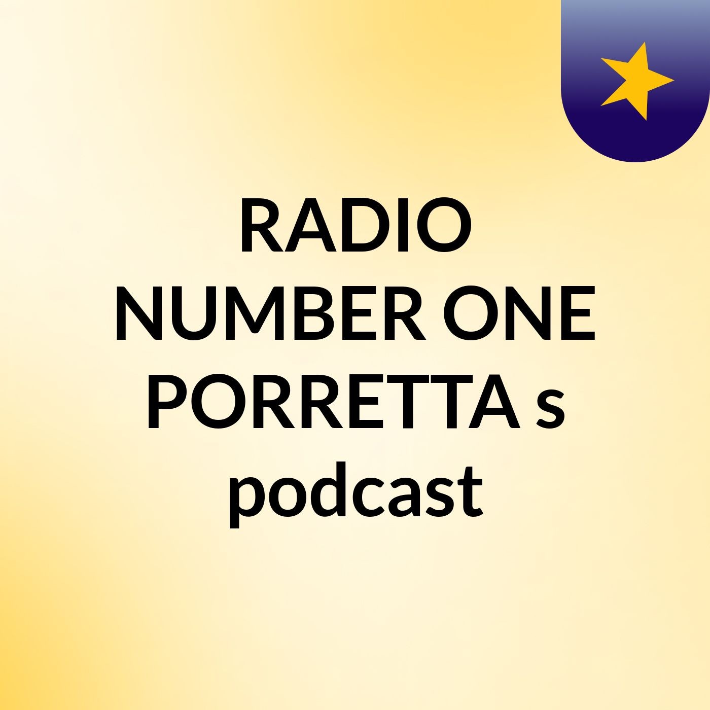RADIO NUMBER ONE PORRETTA's podcast