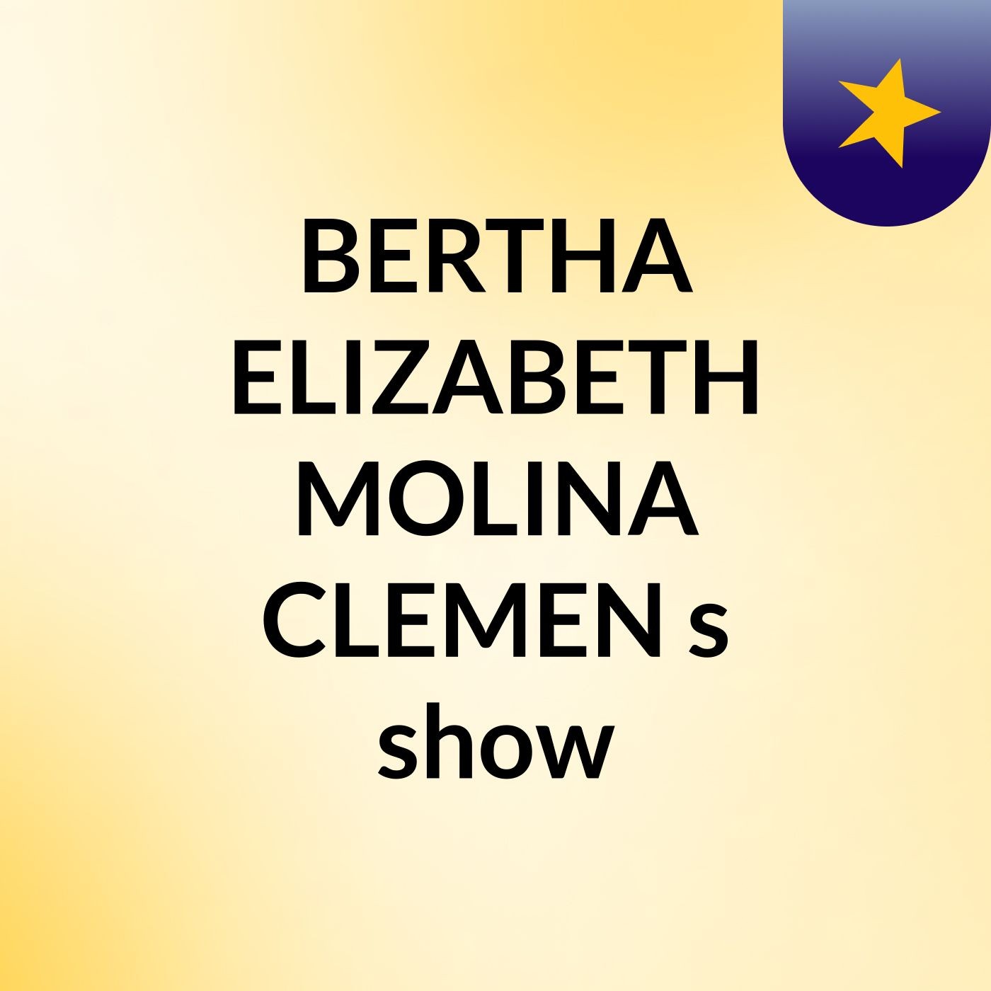 BERTHA ELIZABETH MOLINA CLEMEN's show