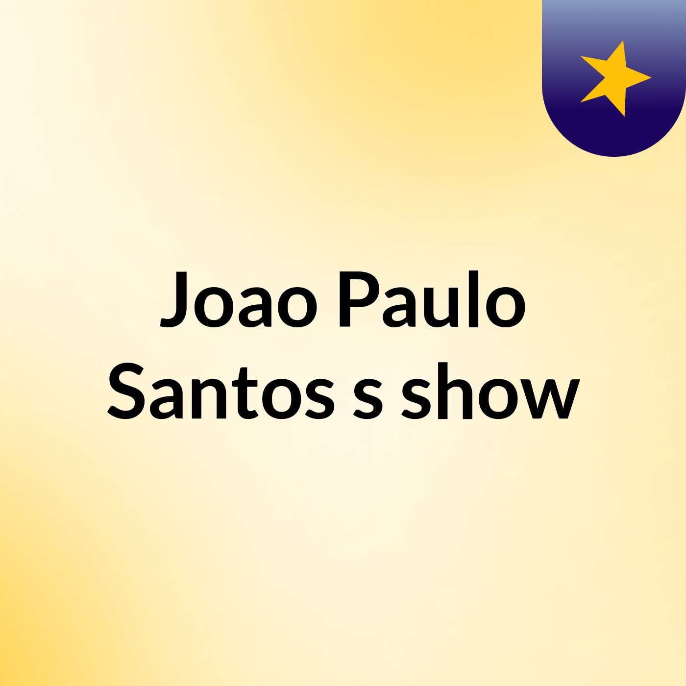 Joao Paulo Santos's show