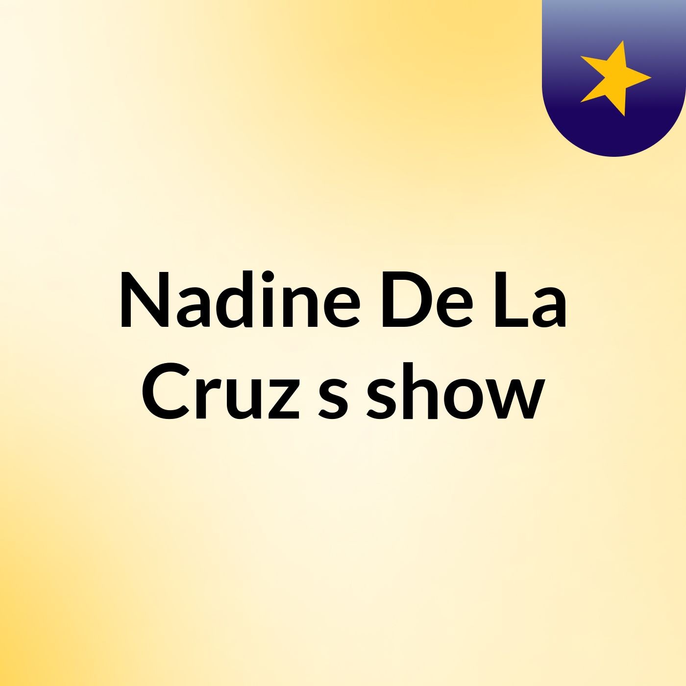 Nadine De La Cruz's show