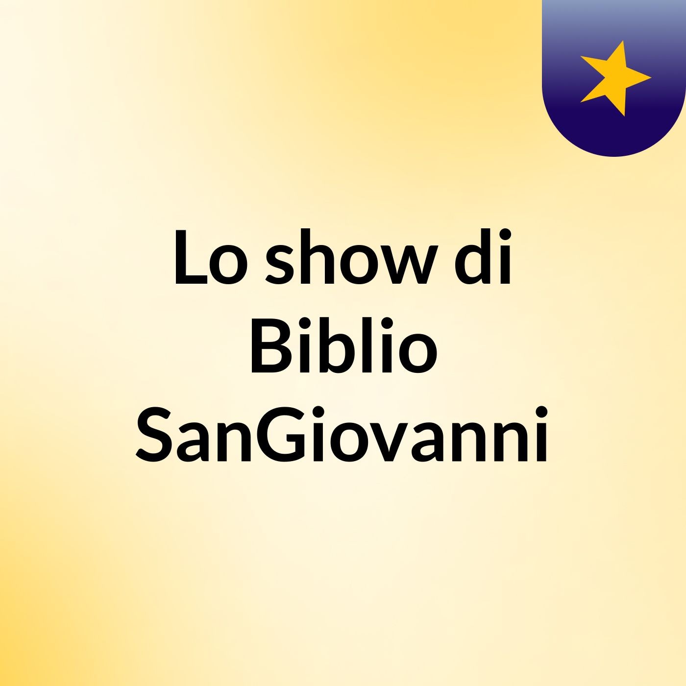 Lo show di Biblio SanGiovanni
