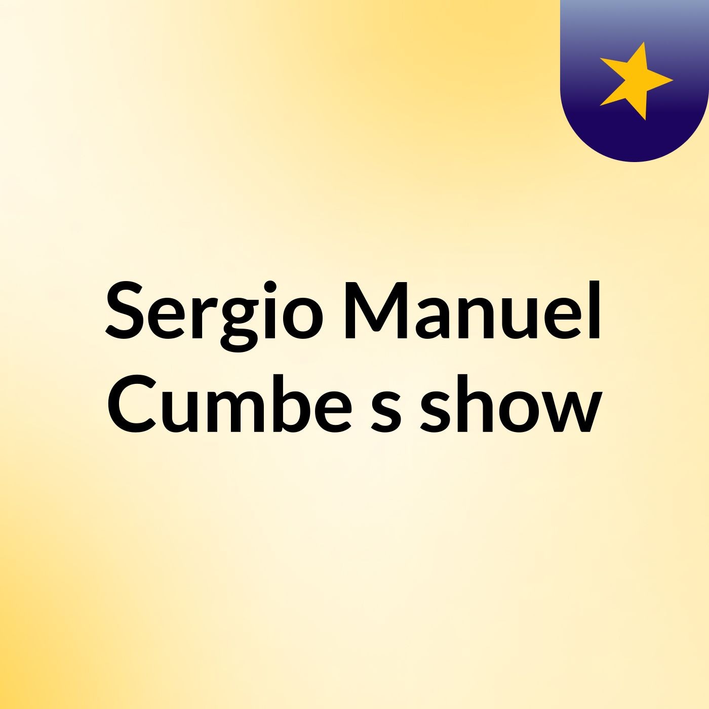 Sergio Manuel Cumbe's show