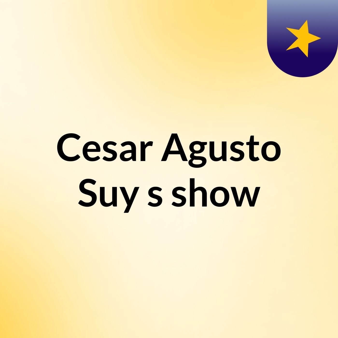 Cesar Agusto Suy's show