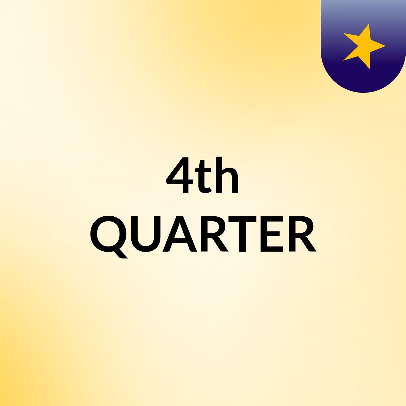4th QUARTER podcast artwork