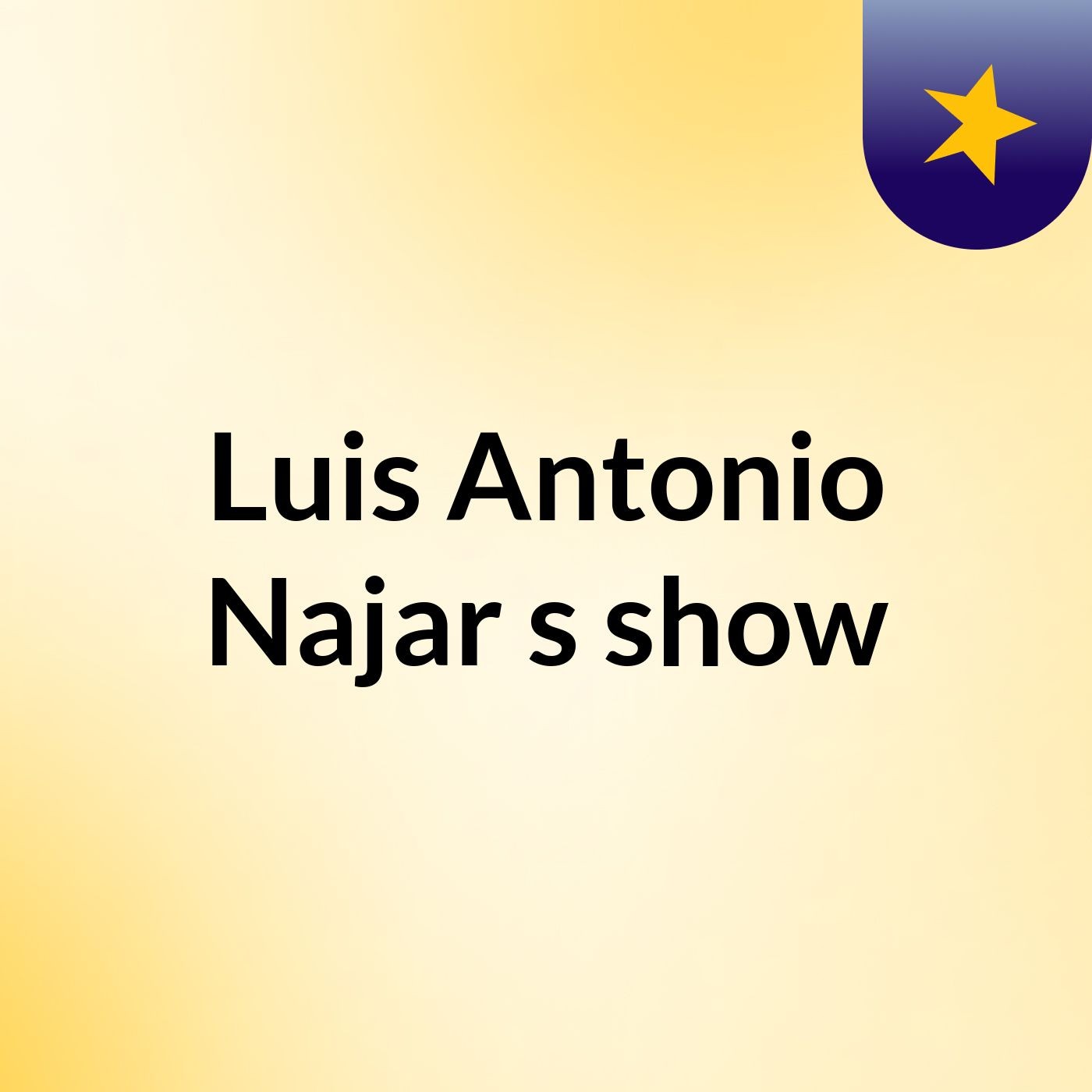 Luis Antonio Najar's show