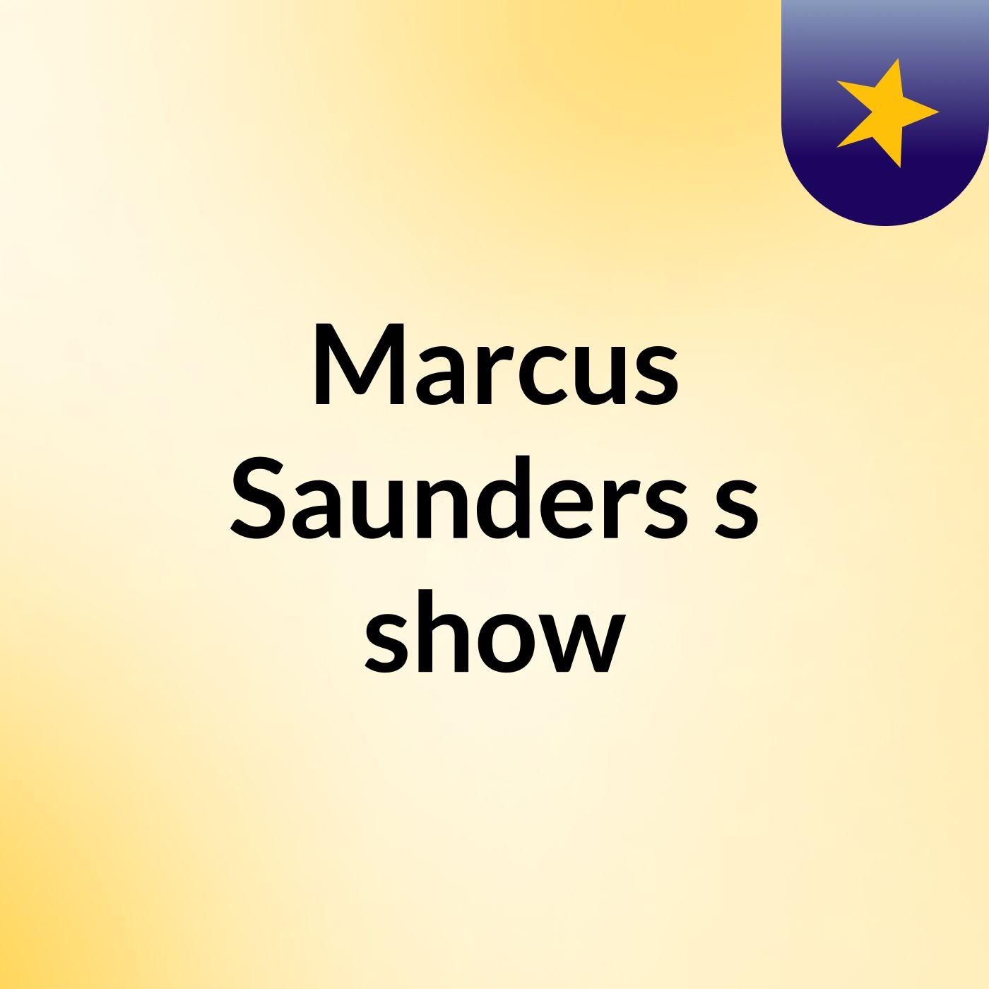 Marcus Saunders's show