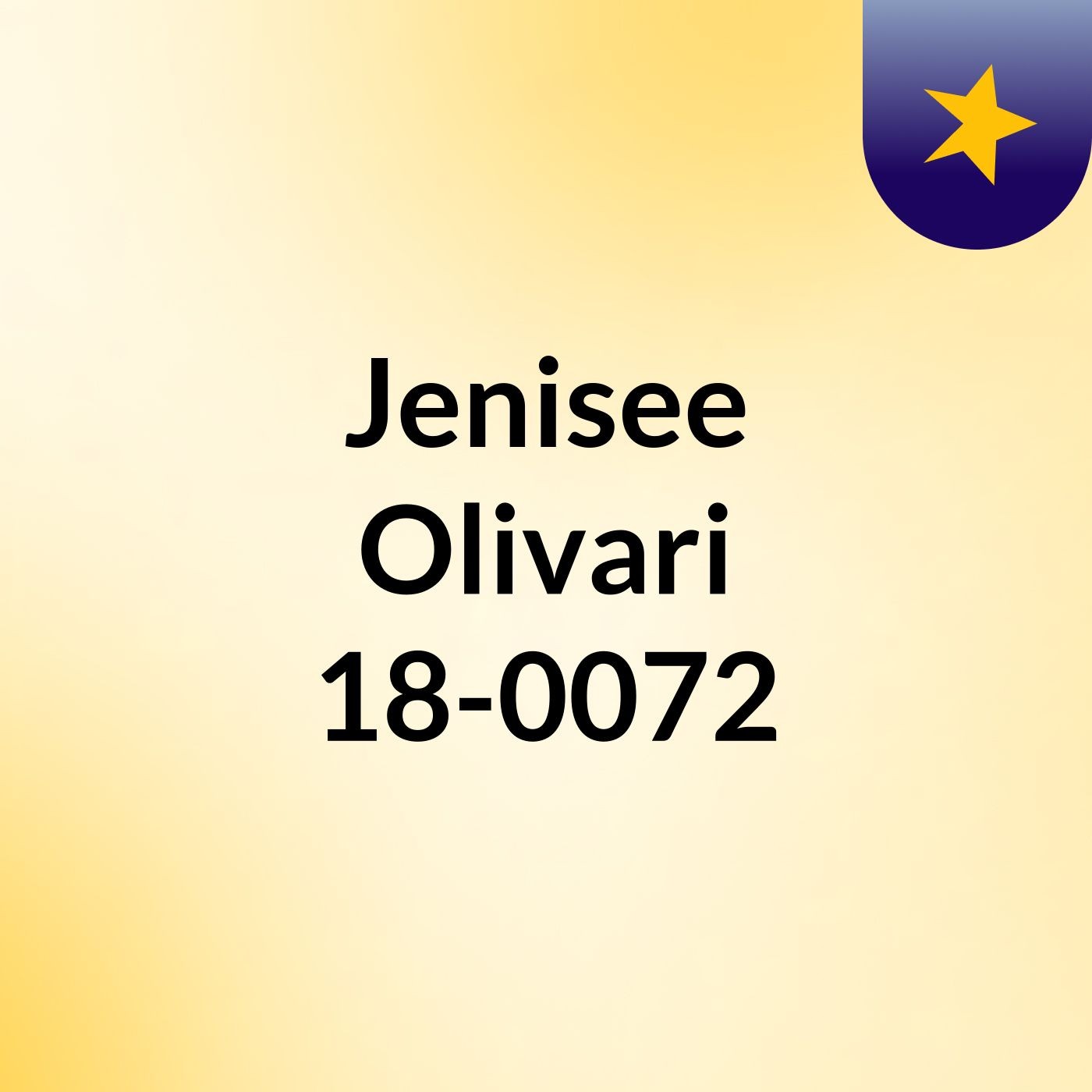 Jenisee Olivari 18-0072