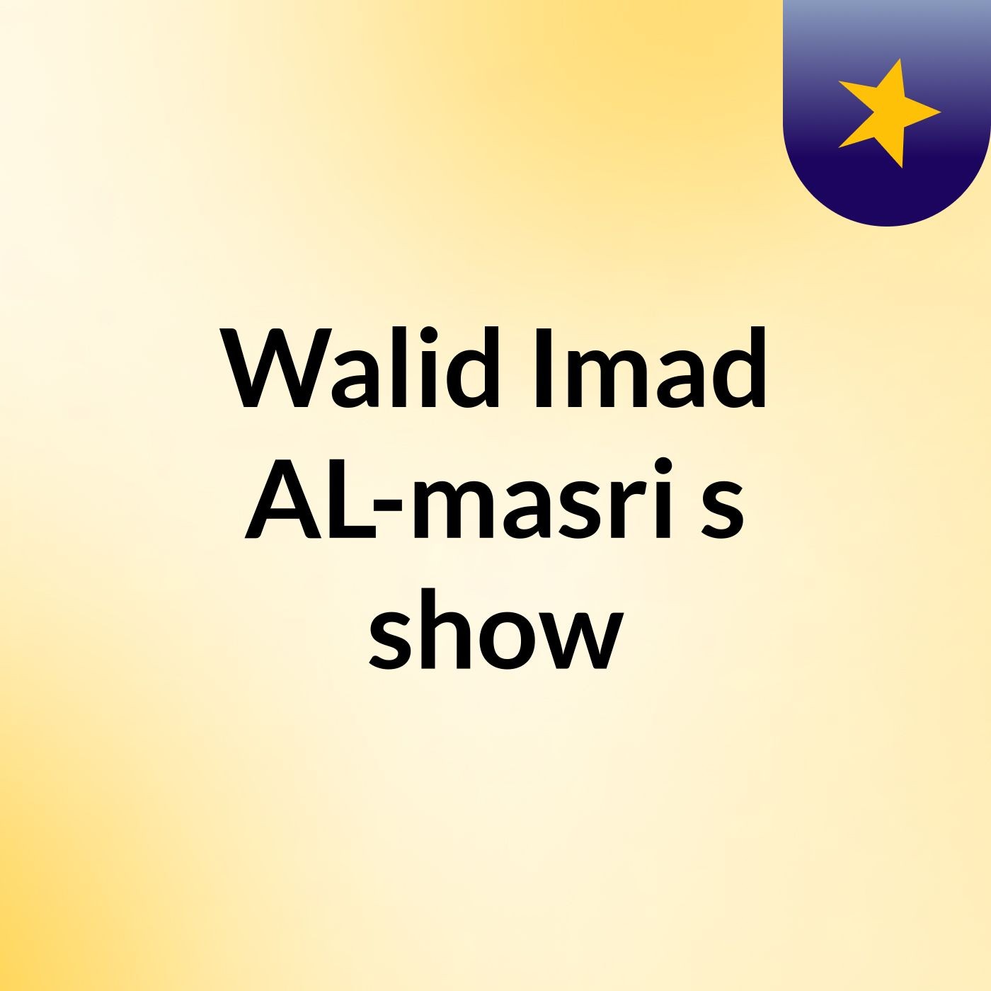 Walid Imad AL-masri's show