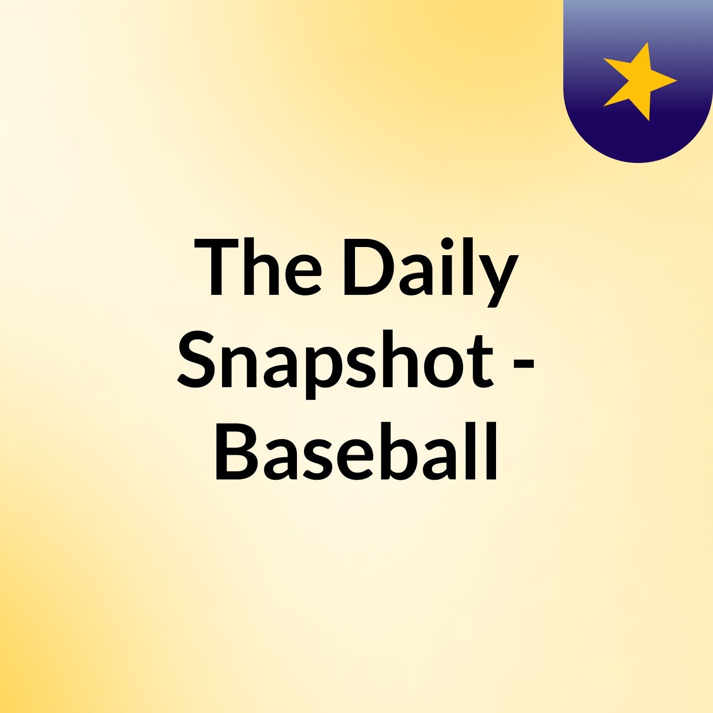 The Daily Snapshot - Baseball