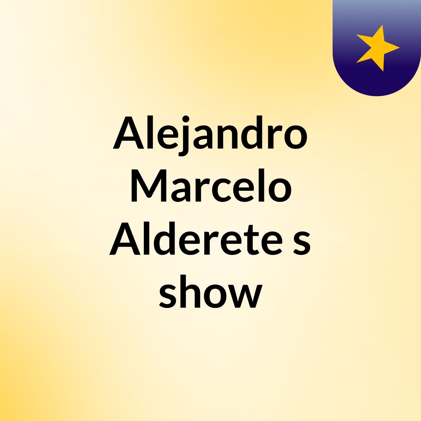 Alejandro Marcelo Alderete's show