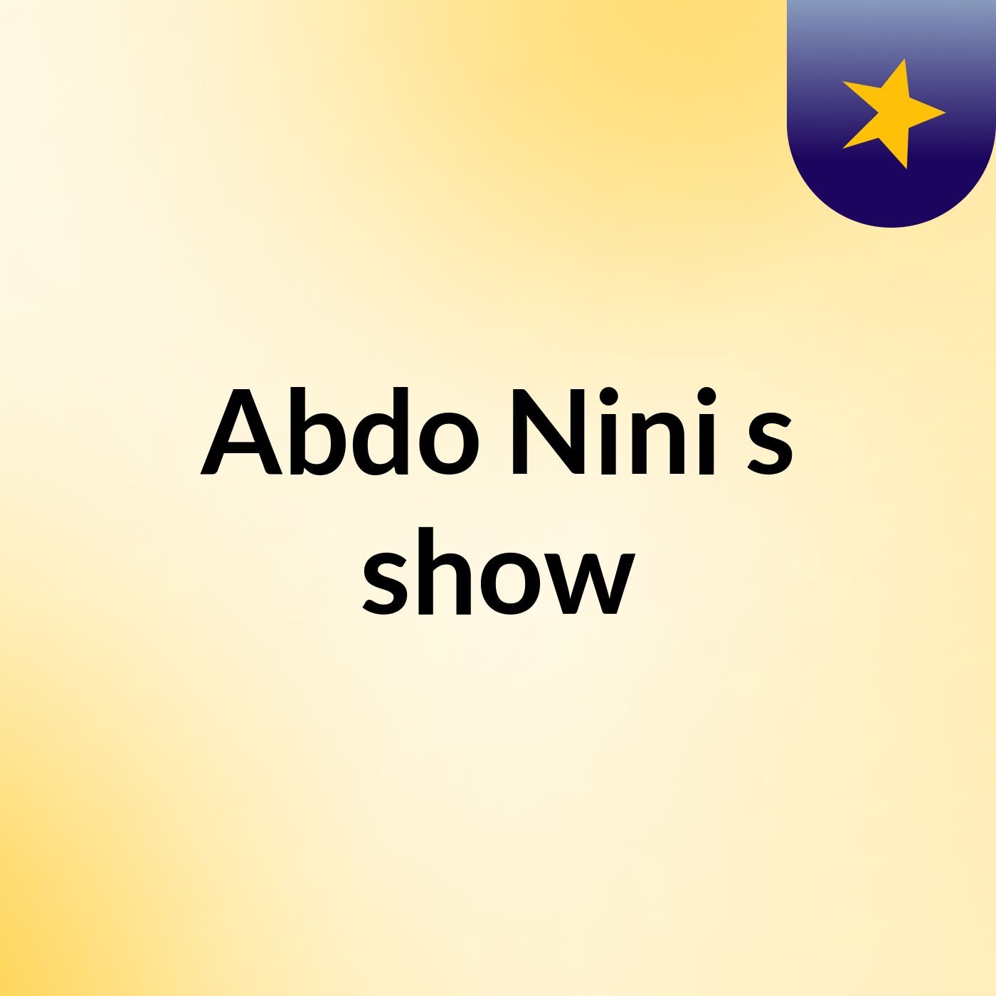 Abdo Nini's show