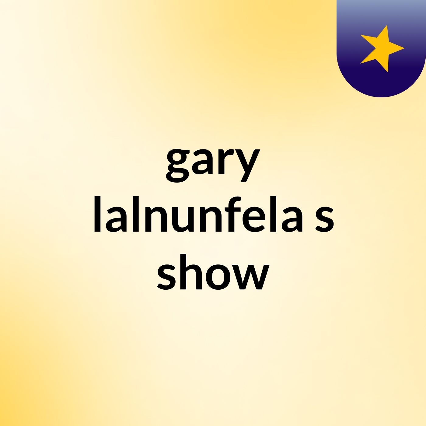 gary lalnunfela's show