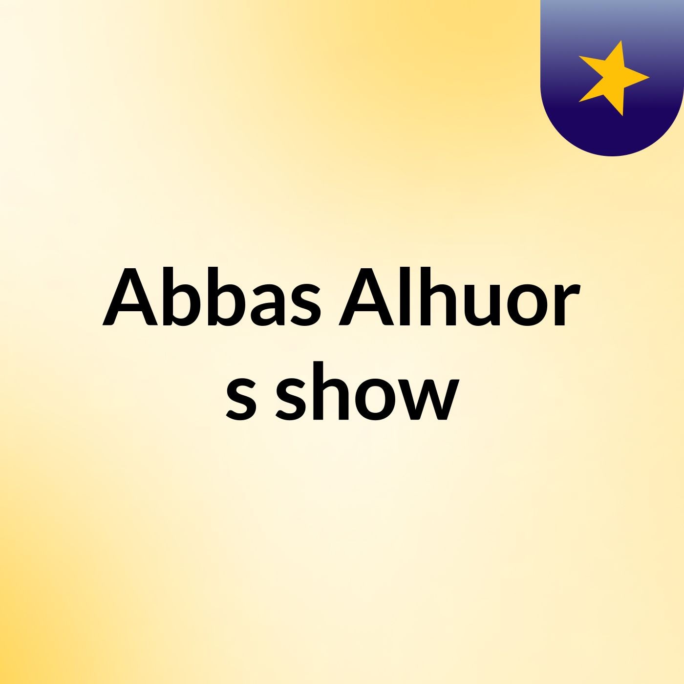 Abbas Alhuor's show