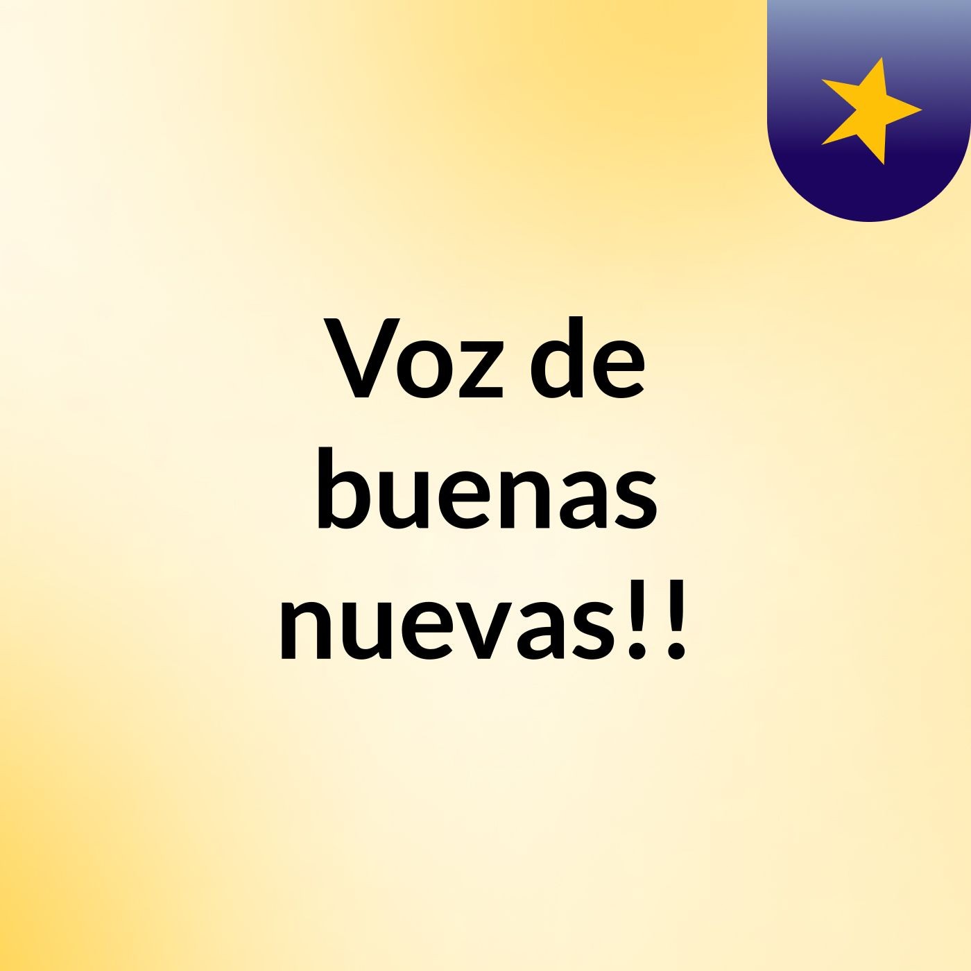 Voz, de buenas nuevas!!