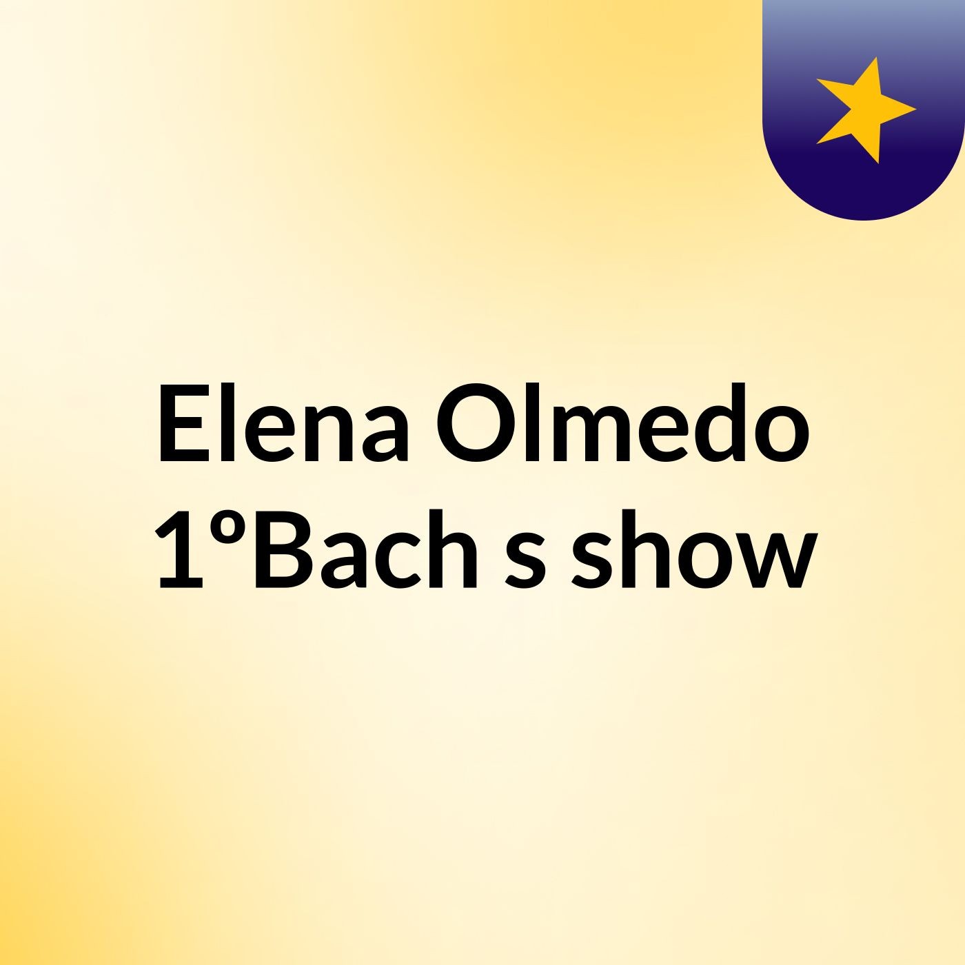 Elena Olmedo 1ºBach's show