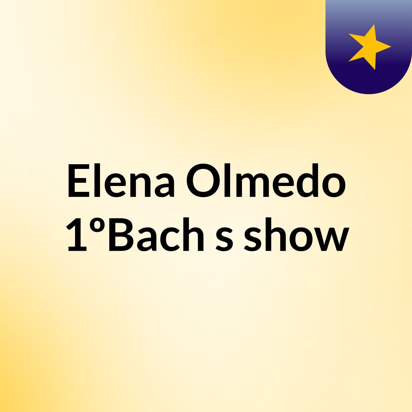 Elena Olmedo 1ºBach\'s show