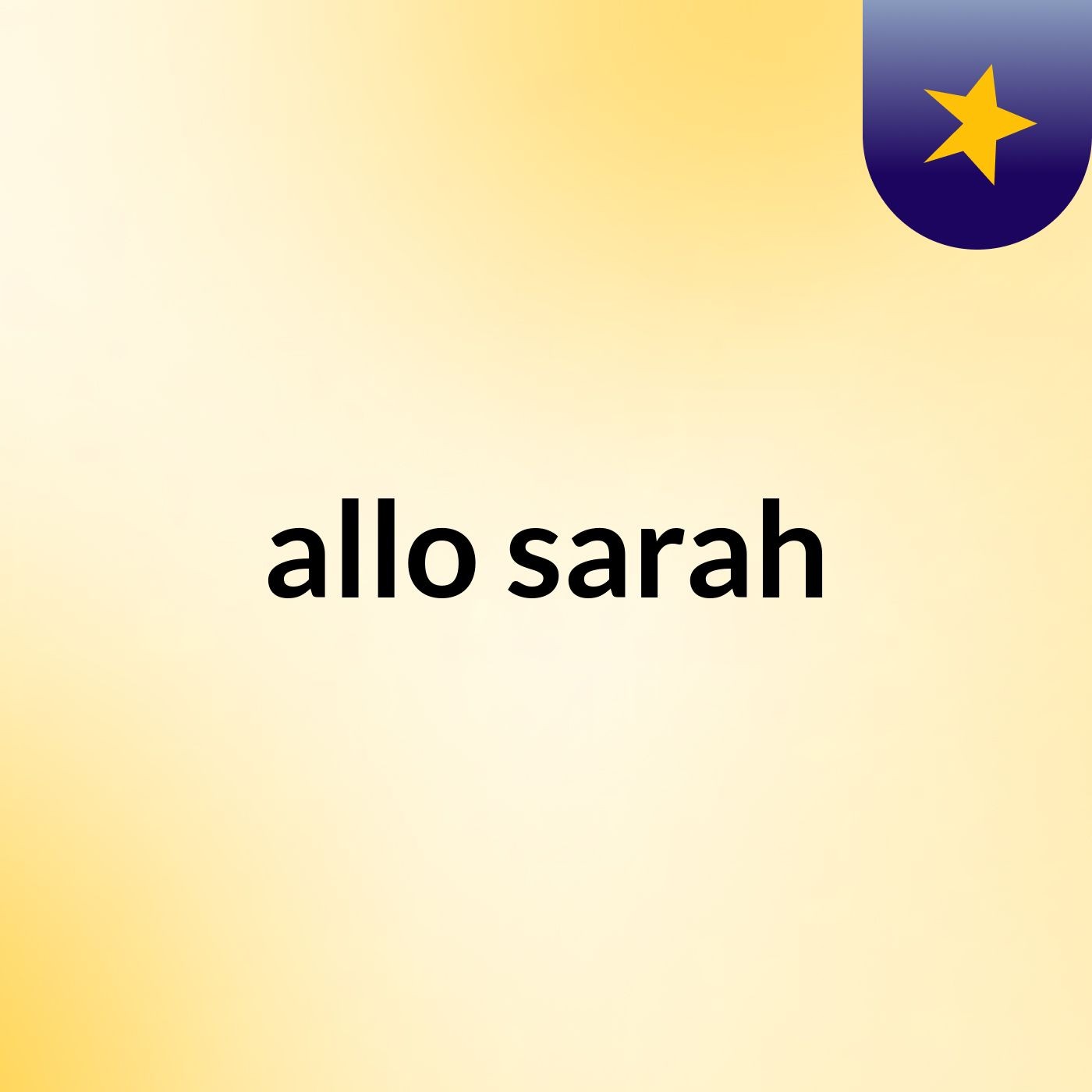allo sarah