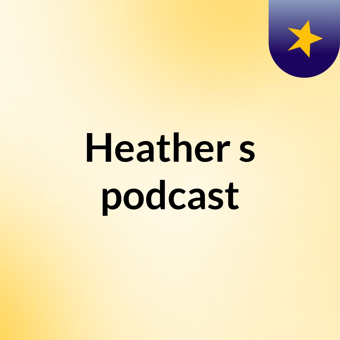 Heather's podcast podcast artwork