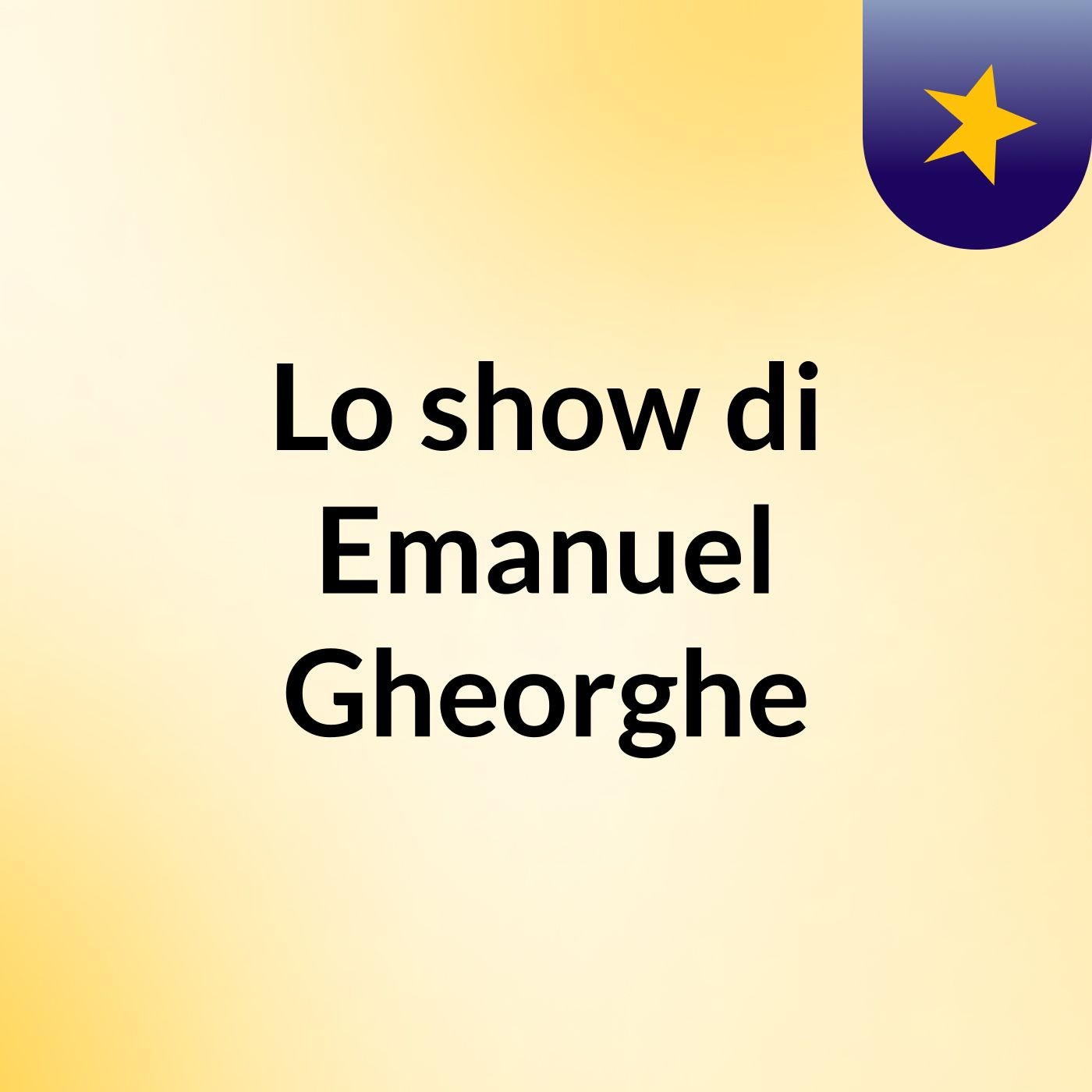 Lo show di Emanuel Gheorghe