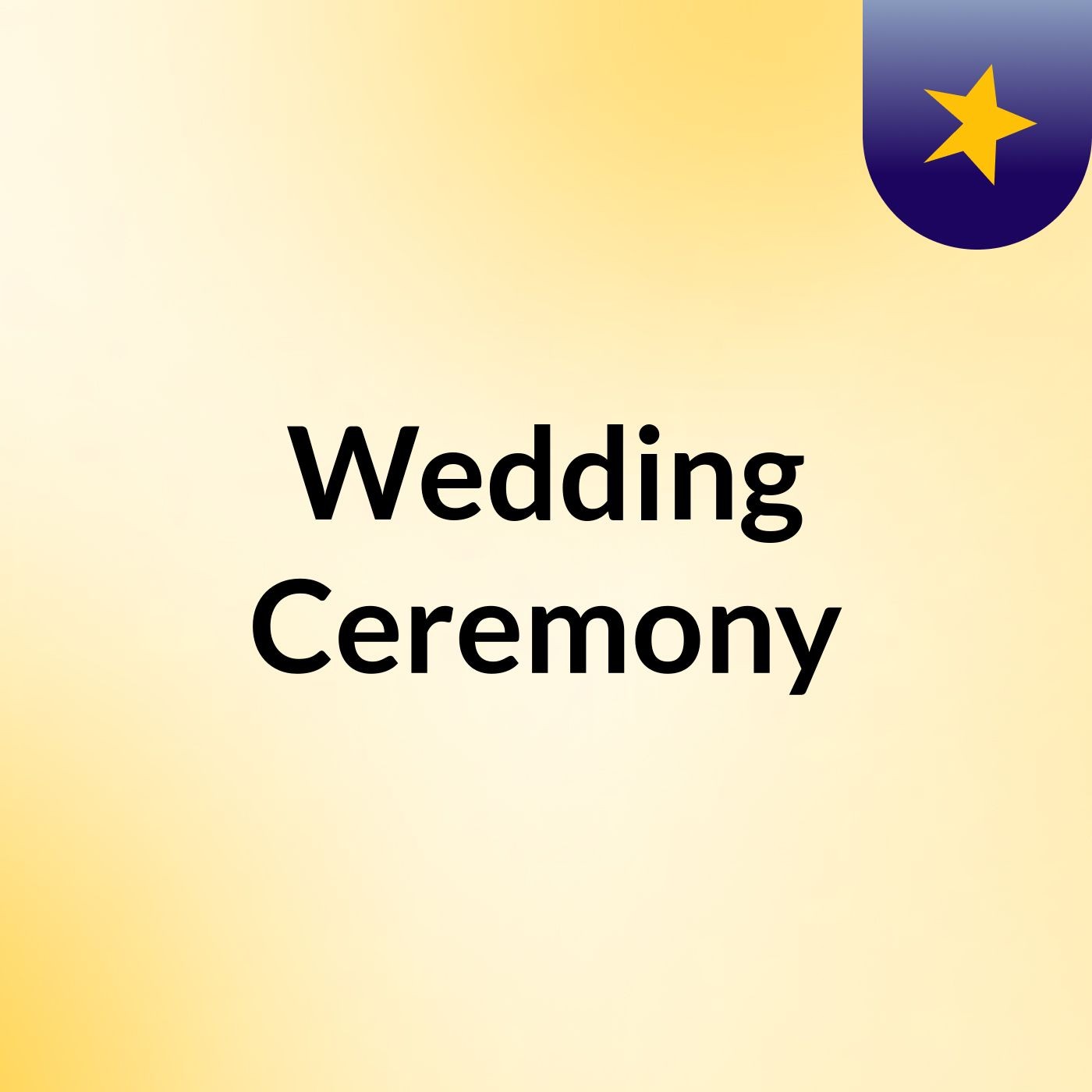 Wedding Ceremony