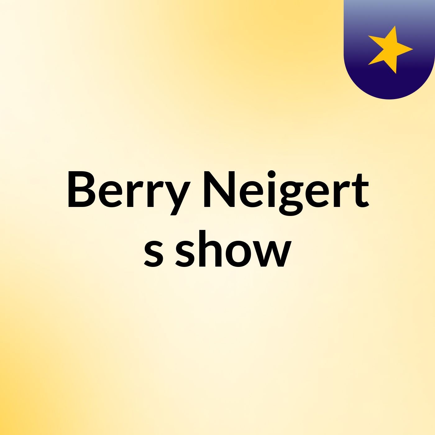 Berry Neigert's show cover