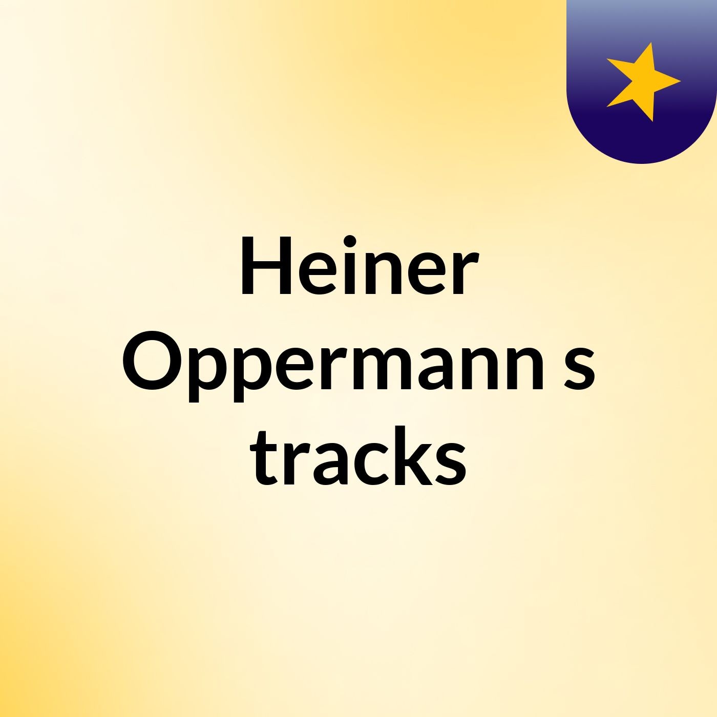 Heiner Oppermann's tracks