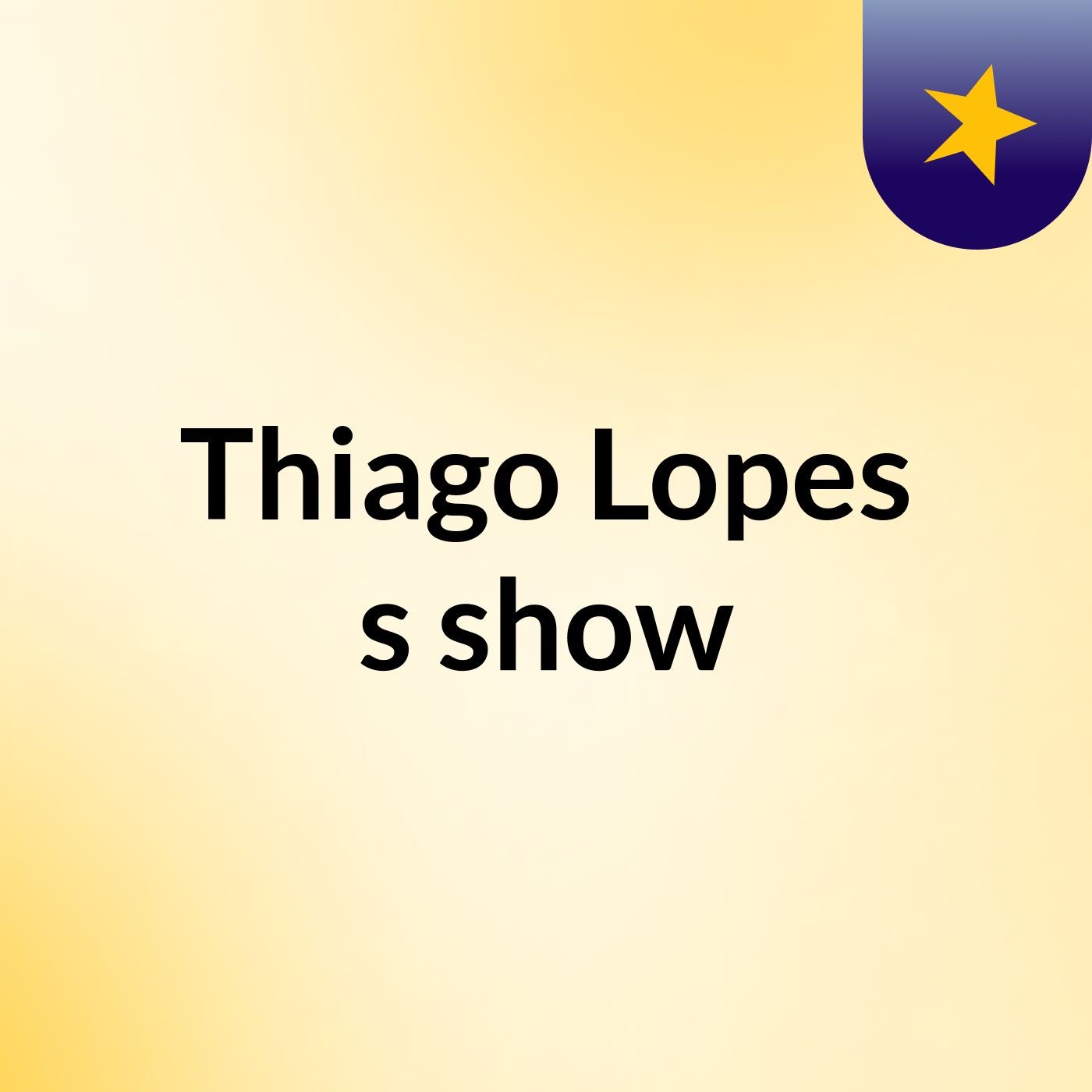 Thiago Lopes's show