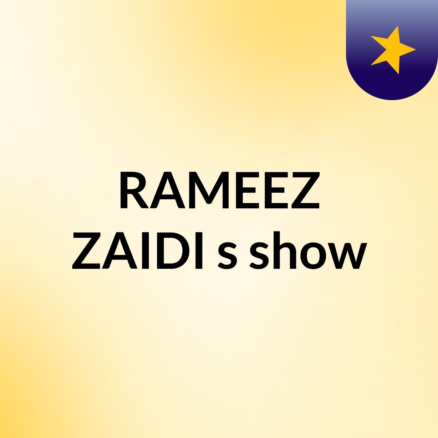 RAMEEZ ZAIDI's show