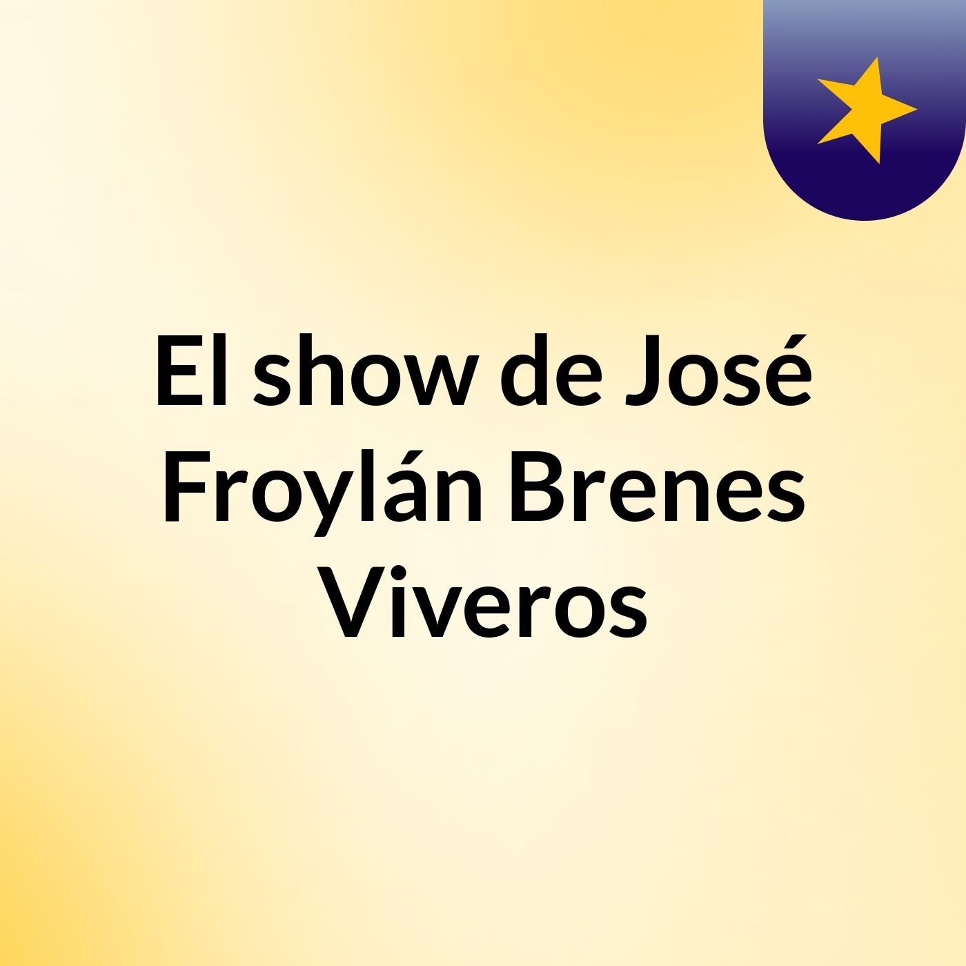 El show de José Froylán Brenes Viveros