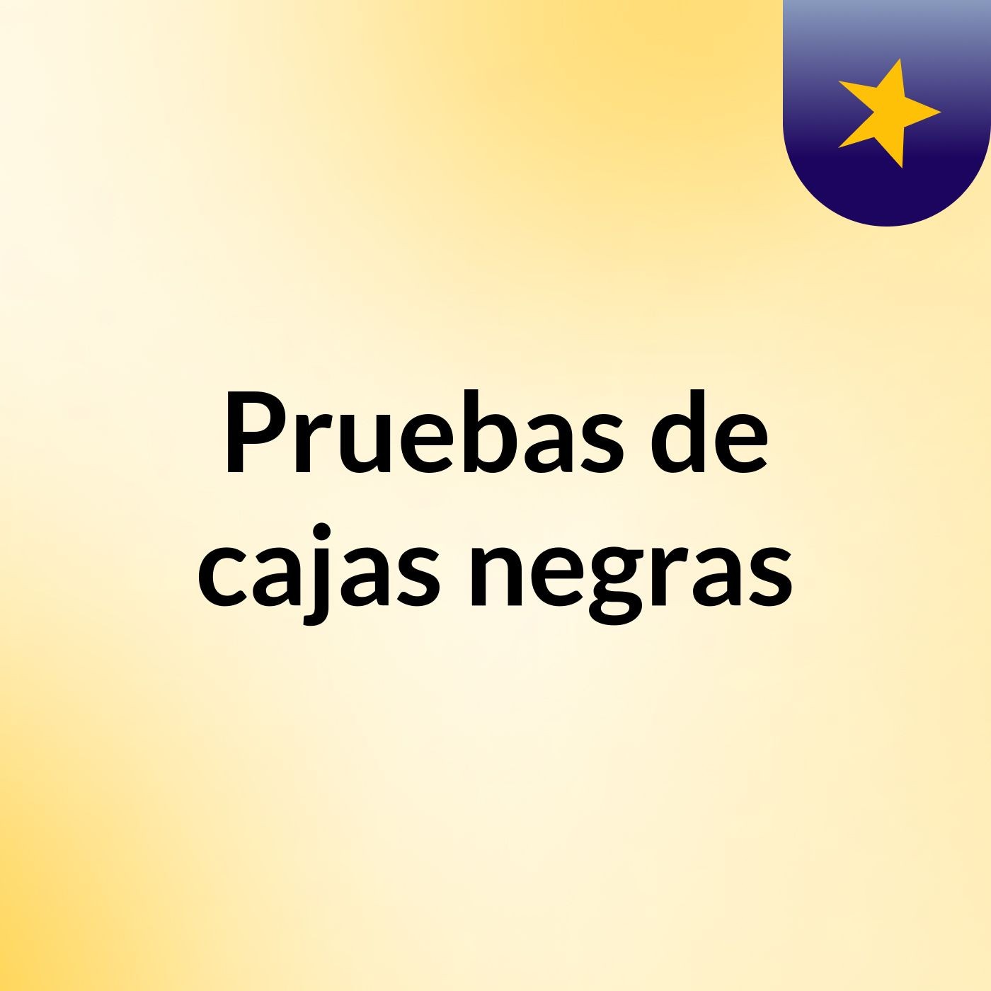 Pruebas de cajas negras