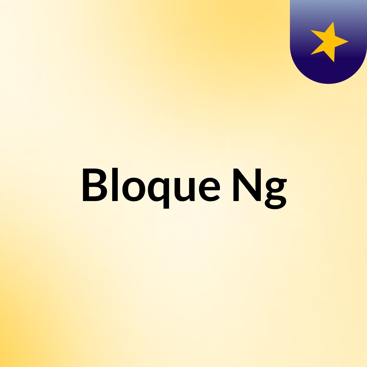 Bloque Ng